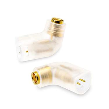 Imagem de okcsc Adaptador de cabo MMCX fêmea para SENNHEISER IE80i IE8i IE80 IE8 IE8 IE80S fone de ouvido 2 pinos macho trabalho lateral para cabo MMCX para conectar com adaptador de fone de ouvido SENNHEISER