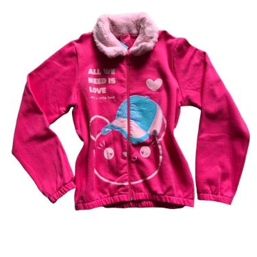Imagem de Blusa De Frio Casaco Moletom Aberto Juvenil Menina Olyns-Feminino