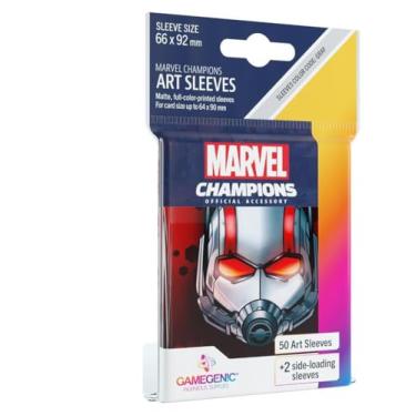 Imagem de Marvel Champions The Card Game Official Ant-Man Art Sleeves | Pack of 50 Art Sleeves and 1 Clear Sleeve | Card Game Holder | Designed for Use with TCG and LCG Games | Made by Fantasy Flight Games