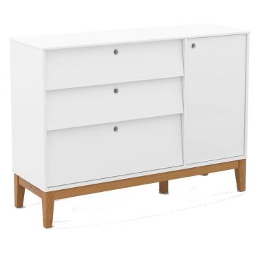 Imagem de Cômoda Sapateira Unique Branco Soft Eco Wood - Matic
