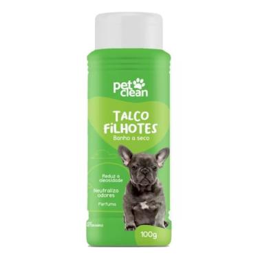 Imagem de Talco para Filhotes Banho a Seco Pet Clean Neutraliza Odor Reduz Oleosidade e Perfuma para cães
