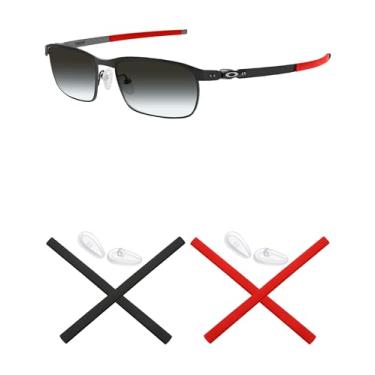 Imagem de Mryok — Protetor nasal de substituição para óculos de sol Oakley Tincup – Opções, Red & Black, One Size