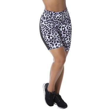 Imagem de Bermuda Fitness St Madame com Estampa de Leopardo   Feminina-Feminino