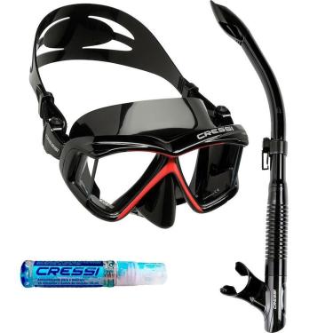 Imagem de Kit de Mergulho Cressi Pano 4 + Tao Semi Dry + Anti Fog-Unissex