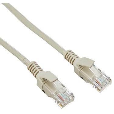 Imagem de Cabo de Rede Categoria 5 - Transmissão Dados em Rede - 10/100/1000 mbps/s - RJ45-1,50 metros - Cinza - Notebook, PC, Roteador, Keystone, Emenda Rj45, HUB, Switch