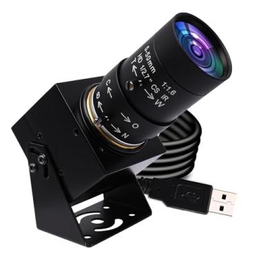 Imagem de SVPRO Webcam USB 1080p com lente teleobjetiva 5-50 mm, câmera de computador Full HD 100fps/60fps/30fps para Windows/Mac/Linux/Android