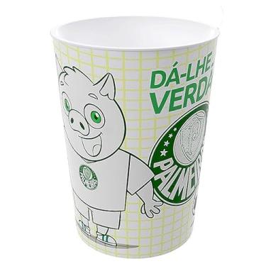 Imagem de Copo 320ml do Palmeiras para Suco Refrigerante Oficial Licenciado Plasútil Original para Crianças e Adultos Palestra Verdão