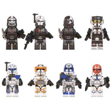 Imagem de Kit Bonecos Blocos De Montar Clone Force Rex Jesse Star Wars