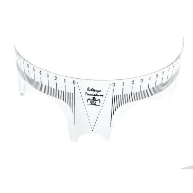 Imagem de Régua Acrílica Eclépcya 20 cm - Modelagem de Sobrancelhas