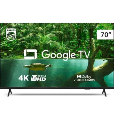 Imagem de Smart TV Philips 70" Google TV 4k Ultra HD, Wi-Fi, HDMI, Dolby Vision/