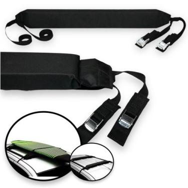 Imagem de Rack Prancha Surf Carro Com Cinta De Segurança Automotivo - BR18