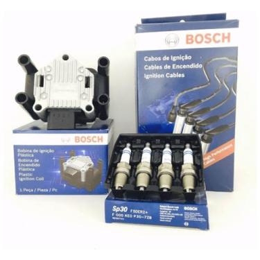 Imagem de Kit Vela Cabo Bobina Ignição Golf 1.6 2008 Original Bosch