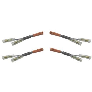 Imagem de Plug Adaptador Conector Mini Seta Honda Cg 160 Fan 4 Peças - Plasmoto