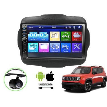 Imagem de Central Multimidia Jeep Renegade Mp5 7 Pol Usb Universal Espelhamento 