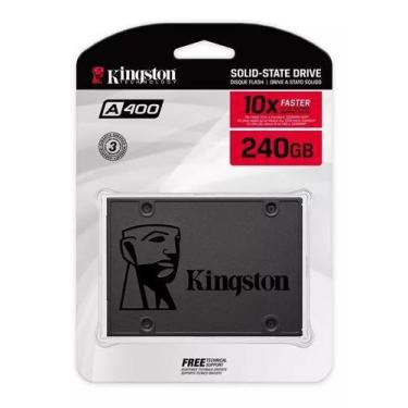 Imagem de Hd Ssd 240 Gb Kingston Sata 3 A400 50 Mb/s 10x + Rápido !!