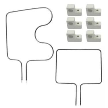 Imagem de Resistencia Superior Inferior + 6 Suporte Forno Fischer 127V