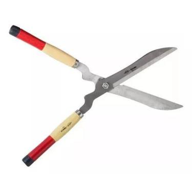 Imagem de Tesoura Corneta Grama E Cerca Viva Forjada Polida 12 Pol