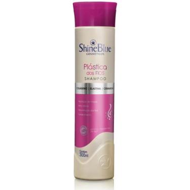 Imagem de Shampoo Shine Blue Plastica Dos Fios 300ml