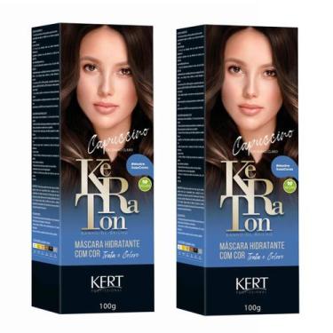 Imagem de Kit 2 Keraton Tonalizante Banho De Brilho Capuccino - Kert