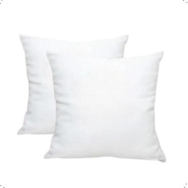 Imagem de Kit 02 Refil De Almofada 60cm x 60cm Muito Resistente Macio Sala Decor