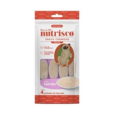 Imagem de Snack Cremoso Nutrisco Petisco Úmido Para CÃES - Bemmepet, Salmão