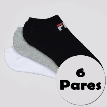 Imagem de Kit Meia Fila 6 Pares Curto, 39-43