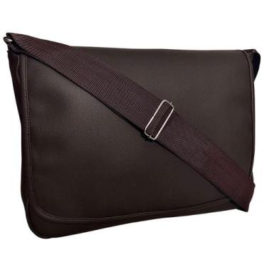 Imagem de Bolsa Transversal Masculina Pasta Carteiro Tiracolo Sintético - Bárbar