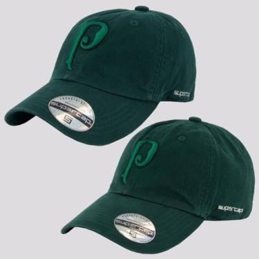 Imagem de Kit Palmeiras 2 Bonés, Pai e Filho - Kits, Único