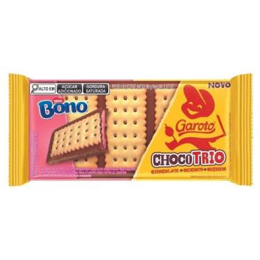 Imagem de Chocolate garoto chocotrio bono morango 12x90g - Nestlé
