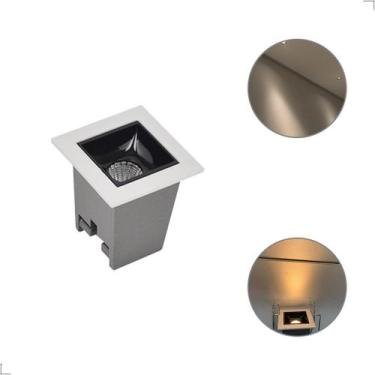 Imagem de Luminária Spot Led Embutir Picco 2W 2700K Quente Quadrado - Opus