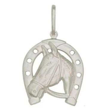 Imagem de Pingente Ferradura Pequena Prata Maciça 925 P/ Corrente  - Lojas La&Ny