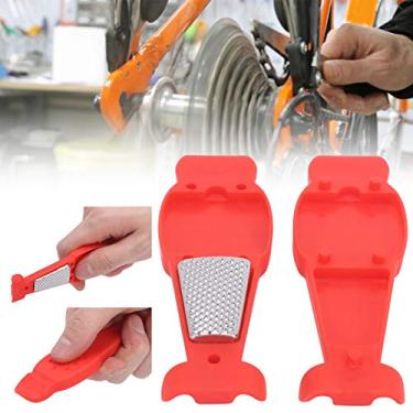 Imagem de VGEBY Kit de remendo de pneu de bicicleta, conjunto de alavanca de pneu de bicicleta, remendos + alavancas + kit de ferramentas de reparo de bicicleta (vermelho) ferramentas e suprimentos de reparo de bicicleta