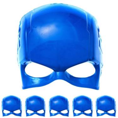Imagem de 5 Máscaras Capitão América Decoração Lembrança De Festa - Toy Master