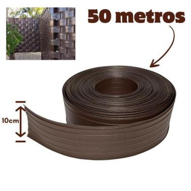 Imagem de Protetor De Portão De Grade Limitador De Grama 50M Marrom  - Alpe & Ar