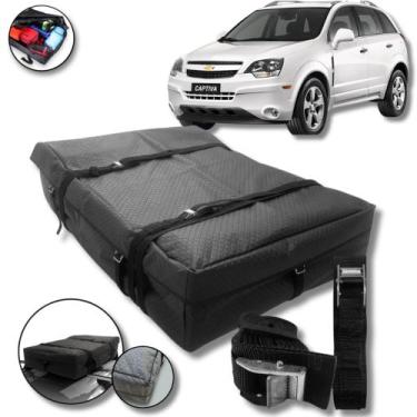 Imagem de Bolsa Maleiro Teto Impermeável + Cinta 175l GM Captiva Todos - BR18