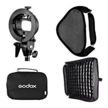 Imagem de Sistema softbox 80x80 cm speedlite internas e externas - com grid - Go