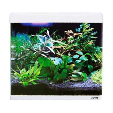 Imagem de Aquário Boyu Curvo EC 600 66 Litros Branco - 127V
