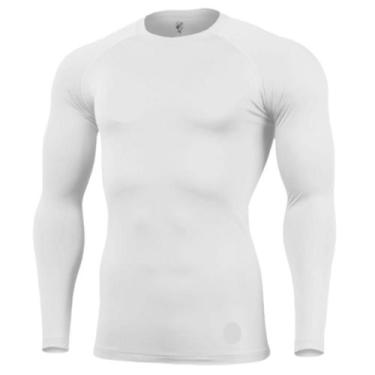 Imagem de Camiseta Uv Dry Masculina Manga Longa Segunda Pele Térmica Proteção So