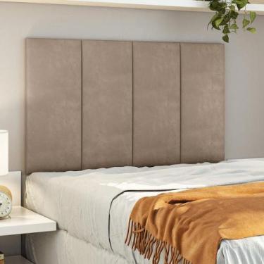 Imagem de Cabeceira Estofada Suspensa para Cama de Solteiro 90 cm - para Quarto 
