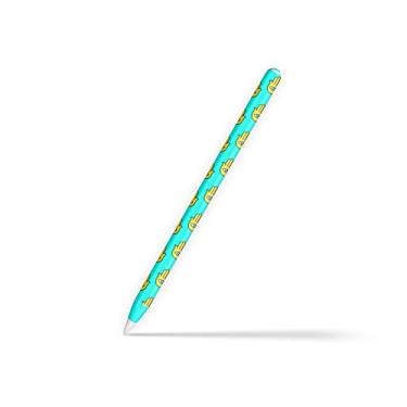 Imagem de TACKY DESIGN Película de mão Hamsa compatível com Apple Pencil Skin - Vinil 3 m, adesivo de lápis de cor turquesa, capa para Apple Pencil (2ª Geração)