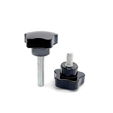 Imagem de Unifizz Manípulo estrela para máquina de torno equipamento mecânico instrumento e aparelho equipamento da indústria alimentícia e farmacêutica parafuso de aperto puxador de aperto M6 x 25 mm 1 peça