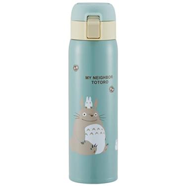 Imagem de Skater STOT5-A Garrafa de Caneca de Retenção Quente e Fria, de Aço Inoxidável, 480 ml (480 ml), Abertura de Um Toque, My Neighbor Totoro, Ghibli