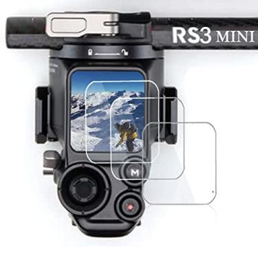 Imagem de debous Protetor de tela para DJI RS 3 Mini Ronin-S3 Mini RS3 Mini (apenas), vidro temperado anti-arranhões Clera capa protetora rígida (3 unidades)