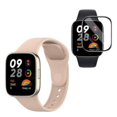 Imagem de Pulseira De Silicone + Película Para Xiaomi Redmi Watch 3 - Tech King