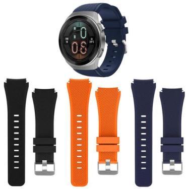 Imagem de Kit 3 Pulseiras 22mm para Huawei GT2e - Estilo no Pulso, Preta - Laran