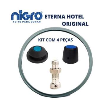 Imagem de Kit Panela Pressão Nigro Eterna Hotel com 4 peças Original