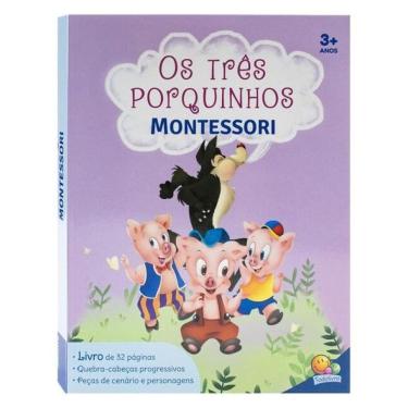 Imagem de Montessori Clássicos (Livro-Jogo): Três Porquinhos, Os