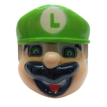 Imagem de Máscara Luigi ,Trenzinho da Alegria,Fibra,Fantasias,LOjaOficial,Qualid