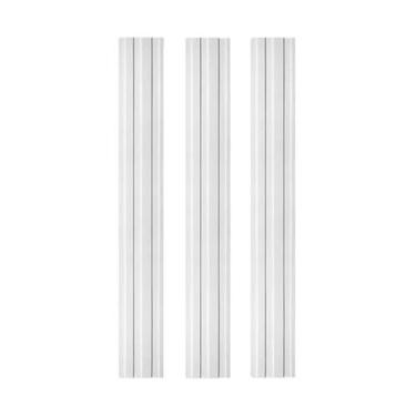 Imagem de Kit Painel Ripado EVA Autocolante PR61 30cm x 110cm Altura - MeuRodapé