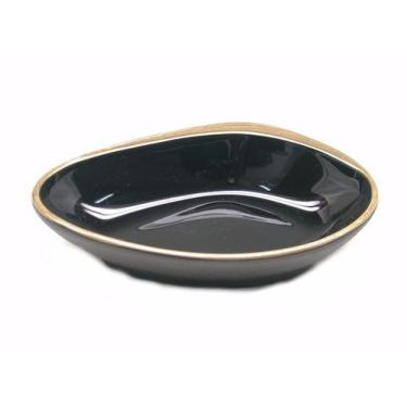 Imagem de Molheiras Para Shoyu Ou Molhos 50 ml Preto Dourado - AC
